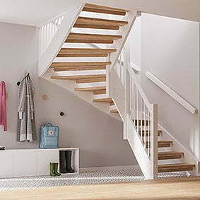 Our base stairs are available with different types of handrails, find your favorite here.
