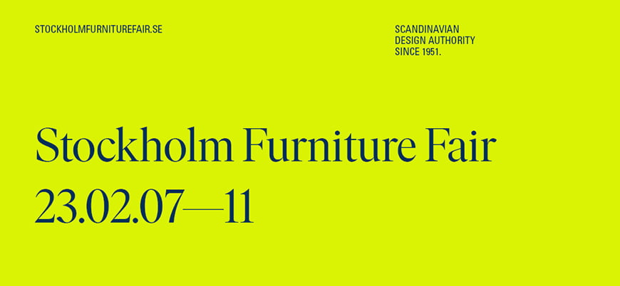 Stockholm Furniture Fair 2023 Stockholm Furniture Fair 2023