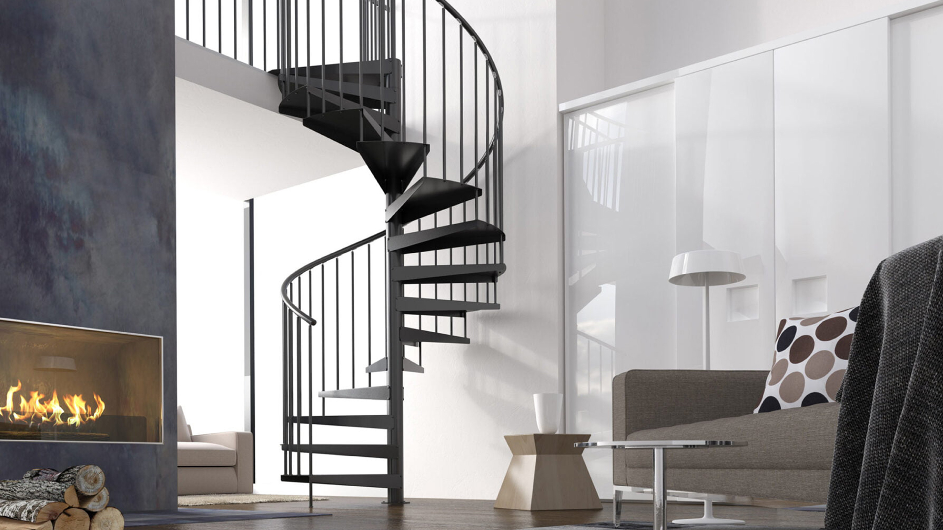 Drömtrappor ståltrappa Pure Steel